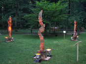 Ausstellung von Werken aus dem Seminar -Skulpturen aus Holz- 1